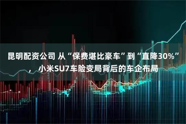昆明配资公司 从“保费堪比豪车”到“直降30%”， 小米SU7车险变局背后的车企布局